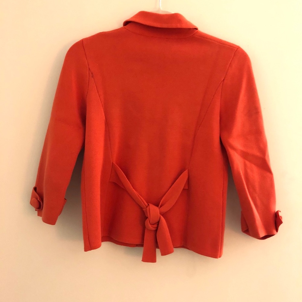 J Crew Orange Double Breasted Jacket - image 3